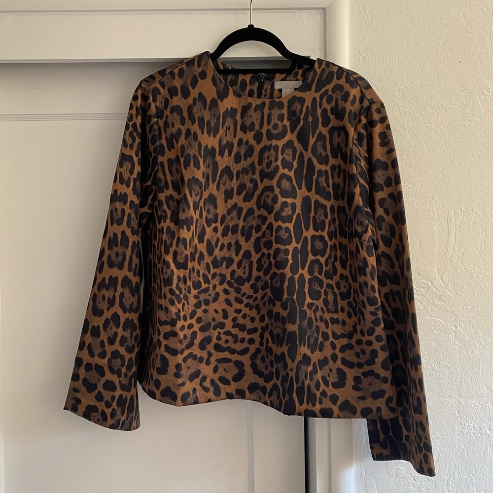 Leopard Long Sleeve Blouse